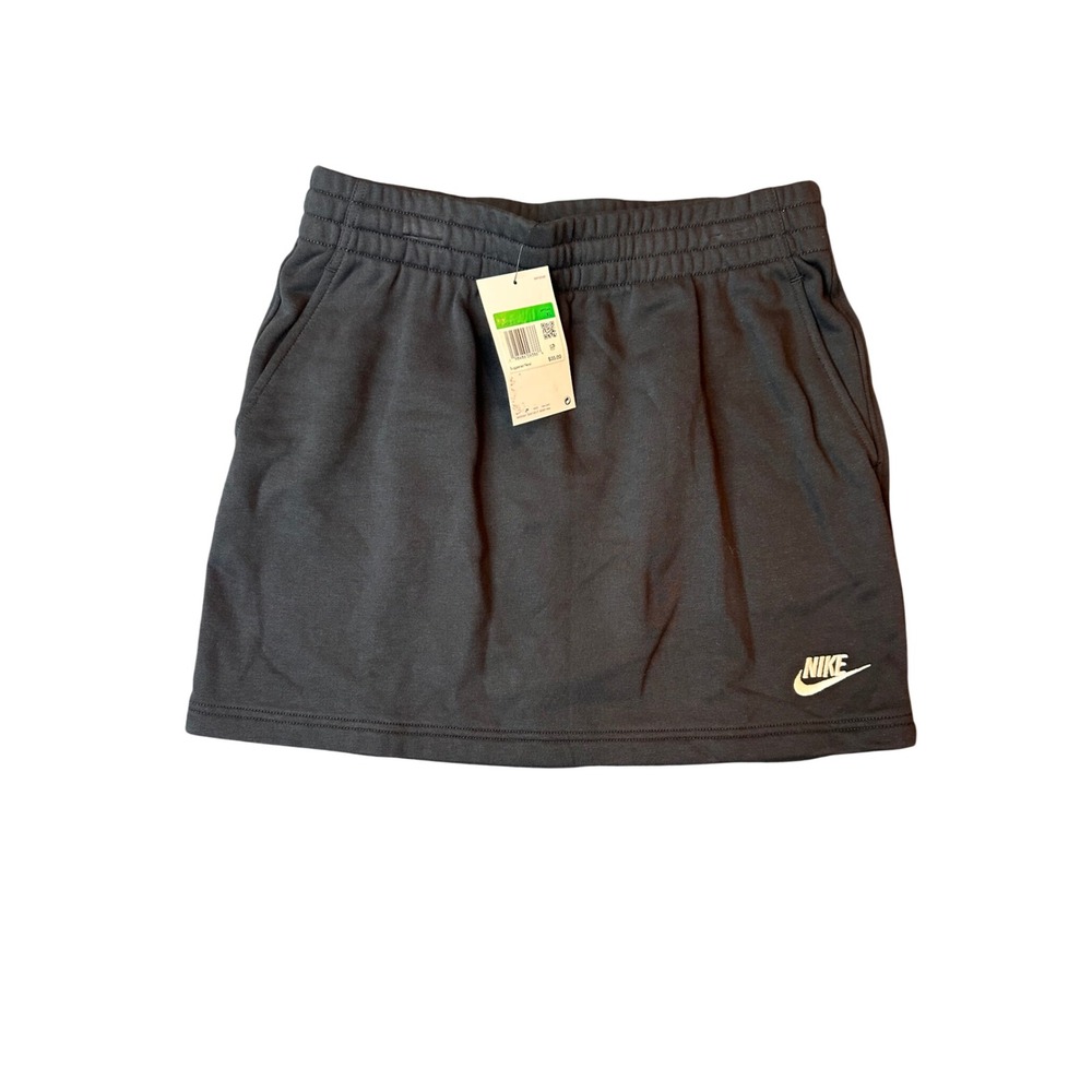 Nike Sportswear Kids Girls Fleece Skirt Black XL HQ9432-010